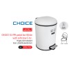 Brooks CHOICE SS 5 Ltr.FPR pedal bin White with softclose 